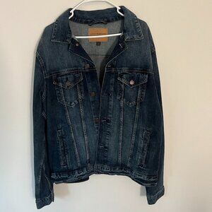 Lucky Brand Denim Jacket | XL | Brass Buttons | Double Chest Pockets
